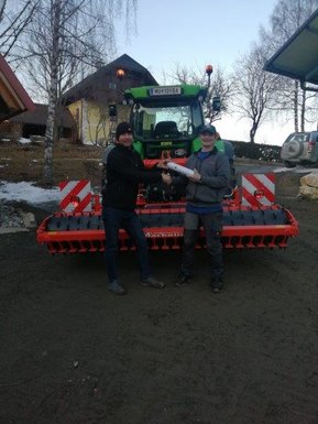 Kubota Kreiselegge PH 1300 übergeben an Herrn Hofer Theobald aus Kulm/Zirbitz