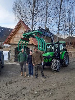 Traktor Deutz-Fahr 5080 D Keyline übergeben an die Poppmeier ForstbetriebsgmbH in St. Marein bei Neumarkt